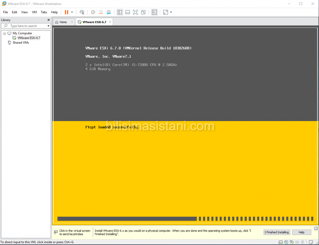 esxi startup