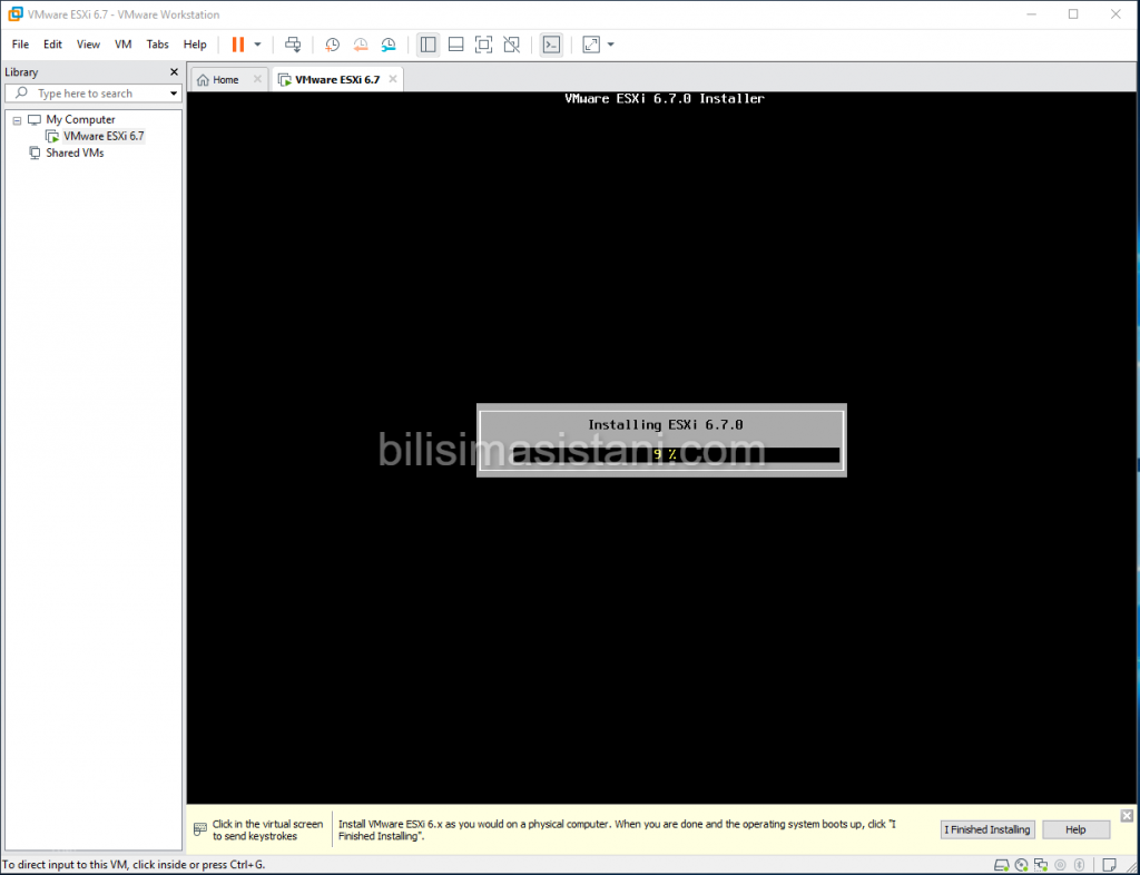 esxi 6.7 restart